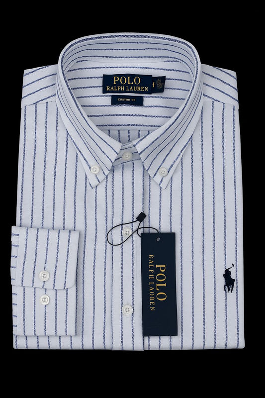 Chemise RL USN à manche longue blanc R