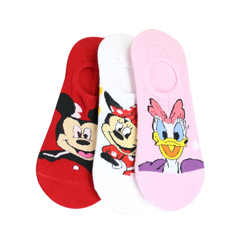 Chaussettes mixtes cartoon enfant lot de 5 paires