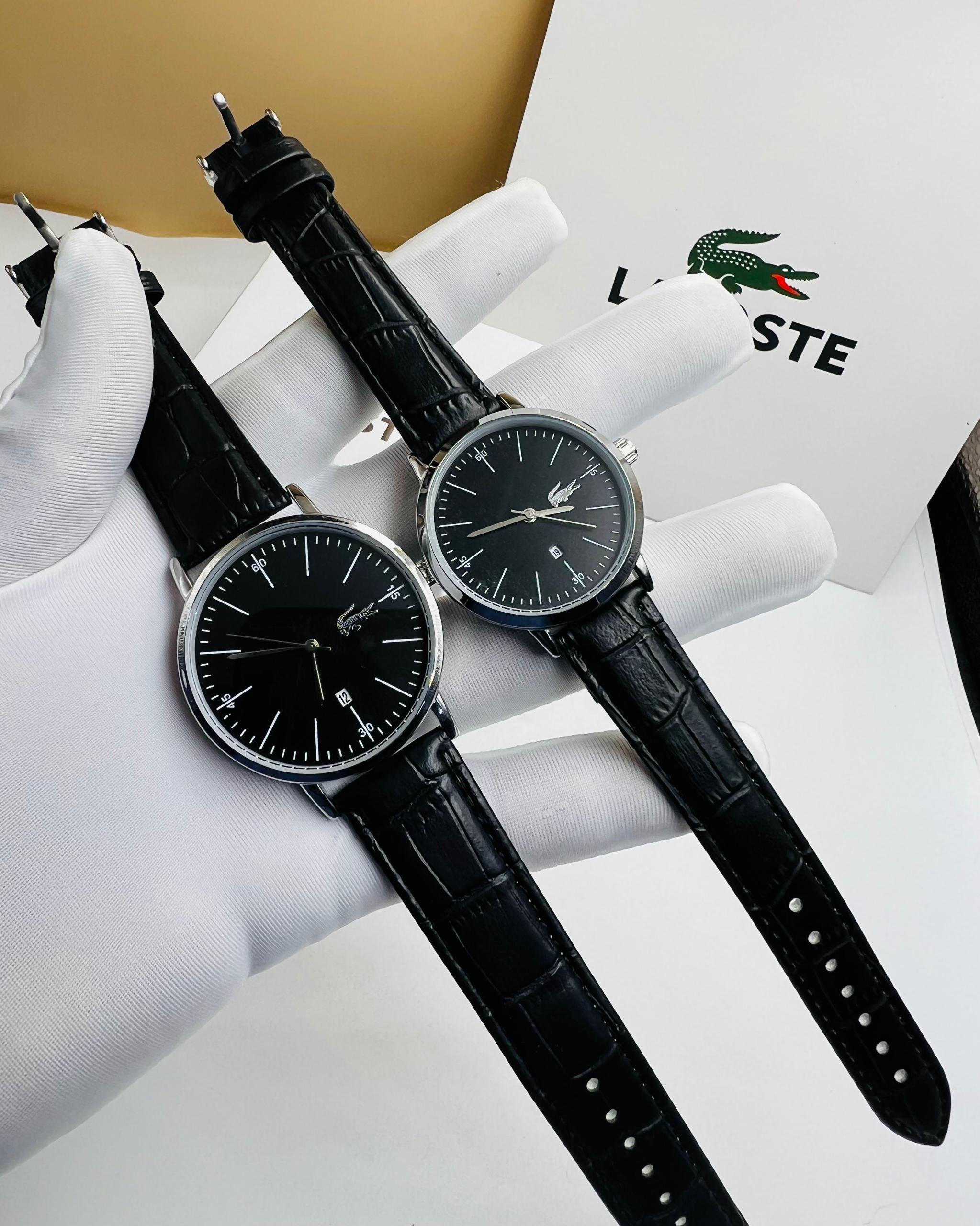 Montre lacoste minimaliste full black