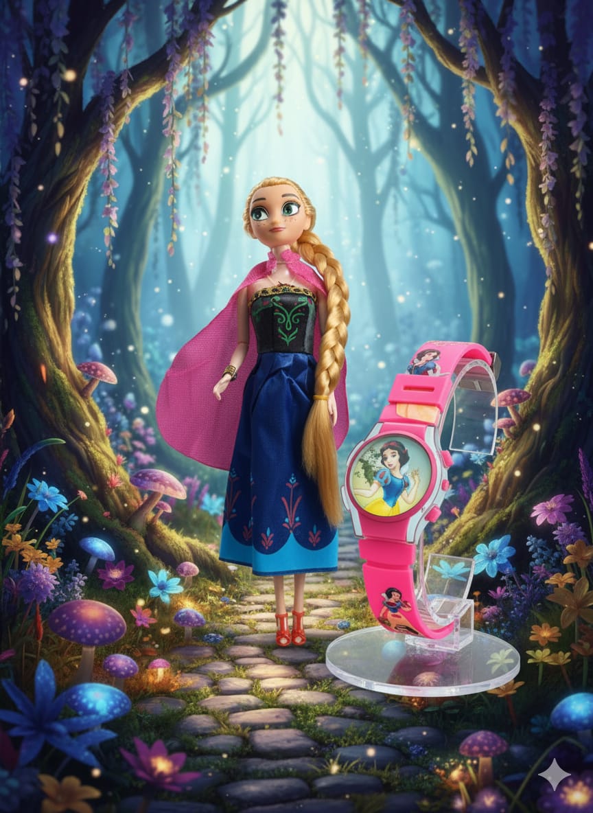 FROZEN II la poupée en plus d'une montre cendrillon
