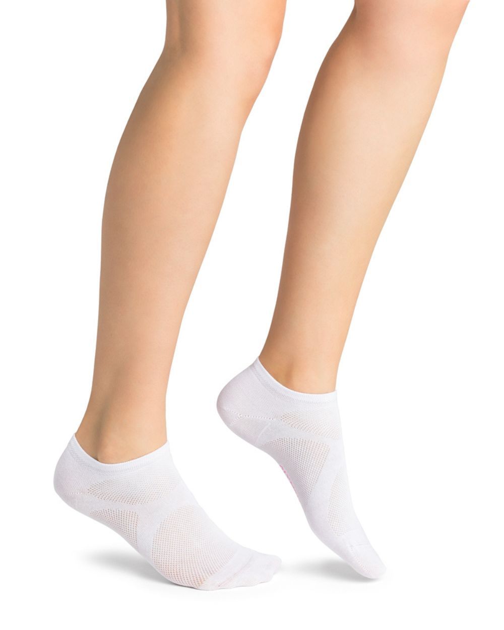 Socquettes Sport Effet De Mailles Blanc Lot de 6