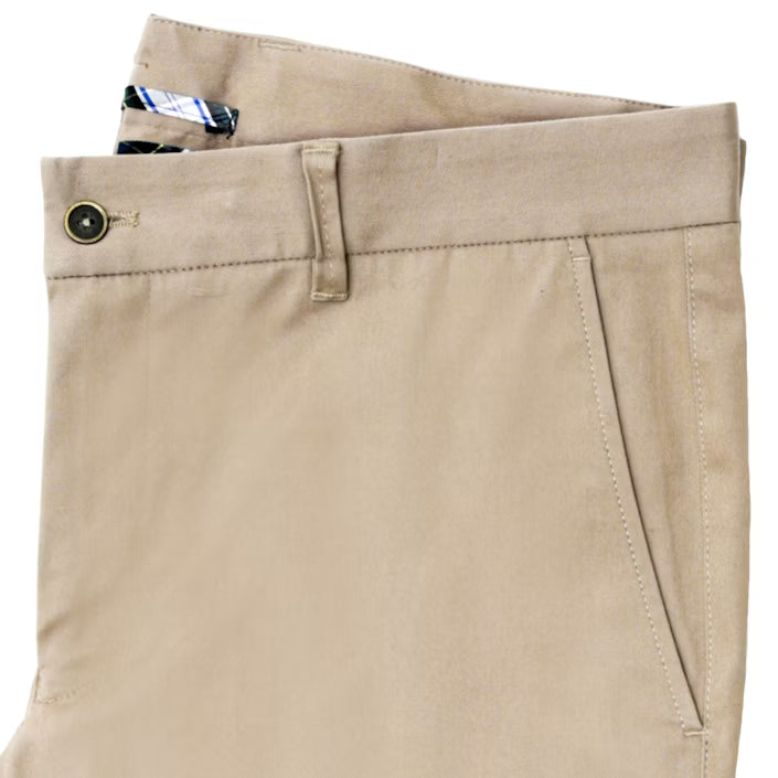 Pantalon classique de bureau à fermeture éclair pour hommes 100% coton Chino