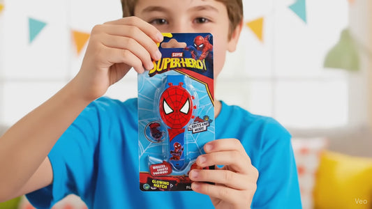 Ensemble figurine Iron man et montre Spiderman