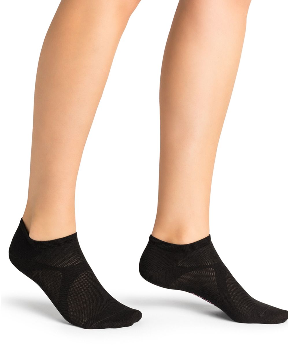 Socquettes Sport Effet De Mailles noir Lot de 6